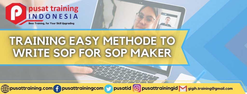 TRAINING EASY METHODE TO WRITE SOP FOR SOP MAKER
