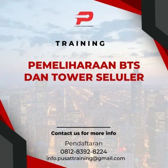 Pelatihan Pemeliharaan Bts Dan Tower Seluler Jakarta