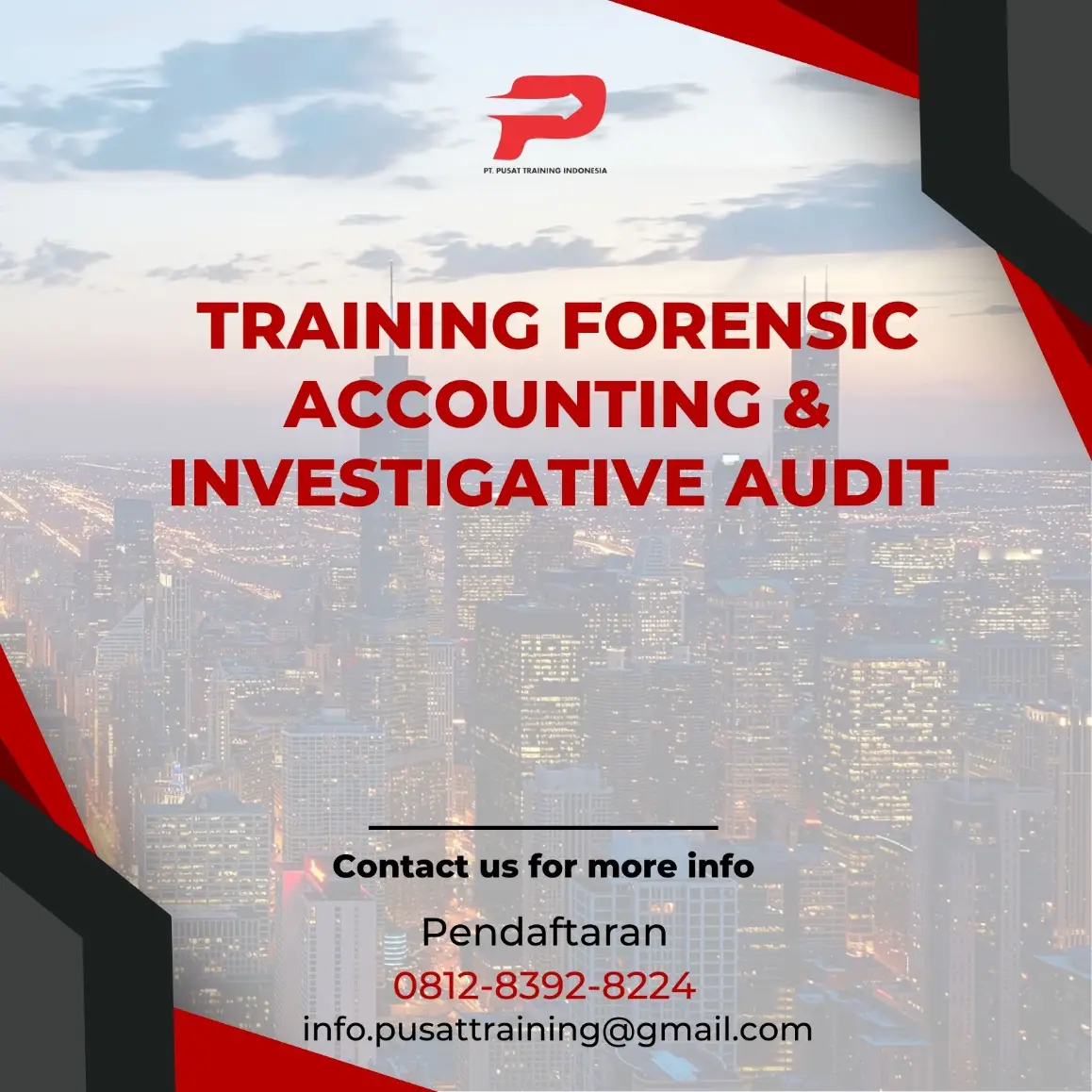 PELATIHAN FORENSIC ACCOUNTING & INVESTIGATIVE AUDIT