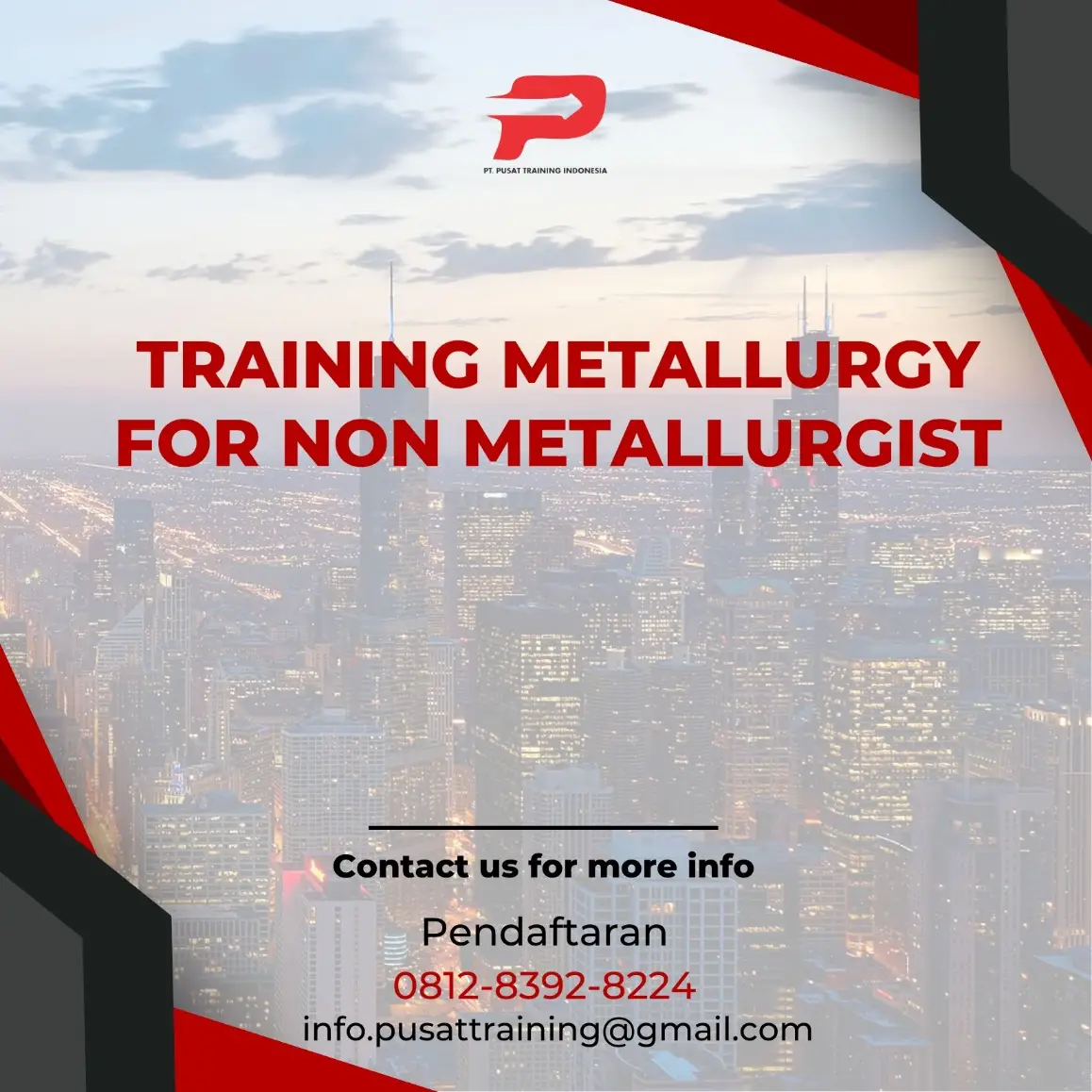 PELATIHAN METALLURGY FOR NON METALLURGIST