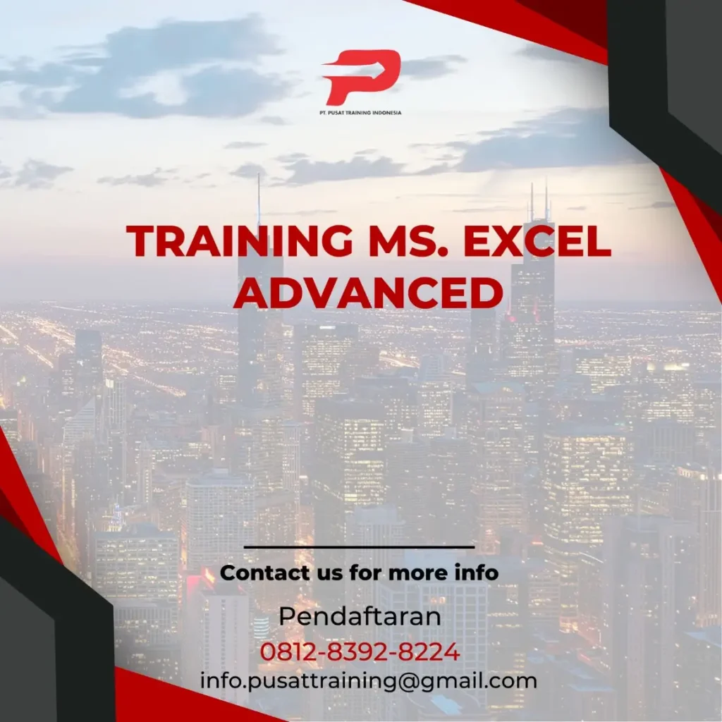 PELATIHAN MS EXCEL ADVANCED