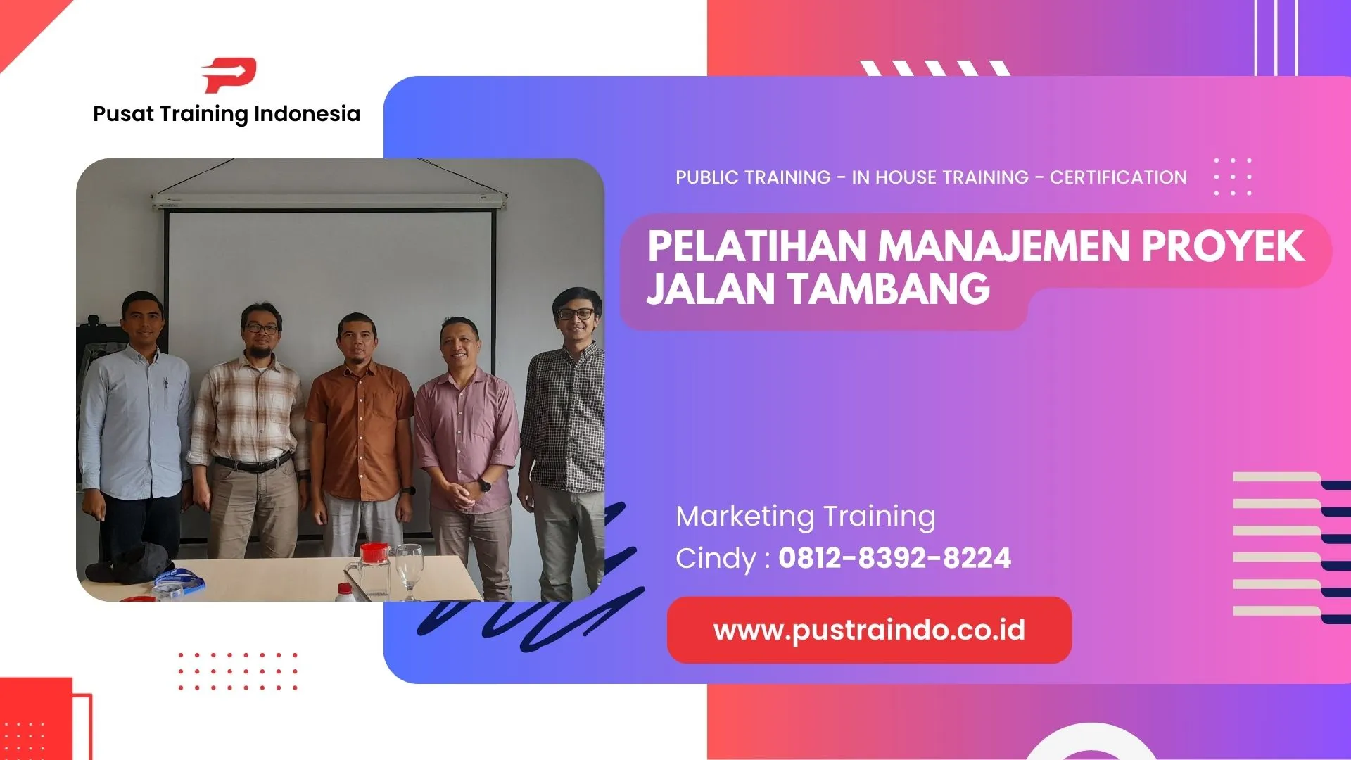 PELATIHAN MANAJEMEN PROYEK JALAN TAMBANG