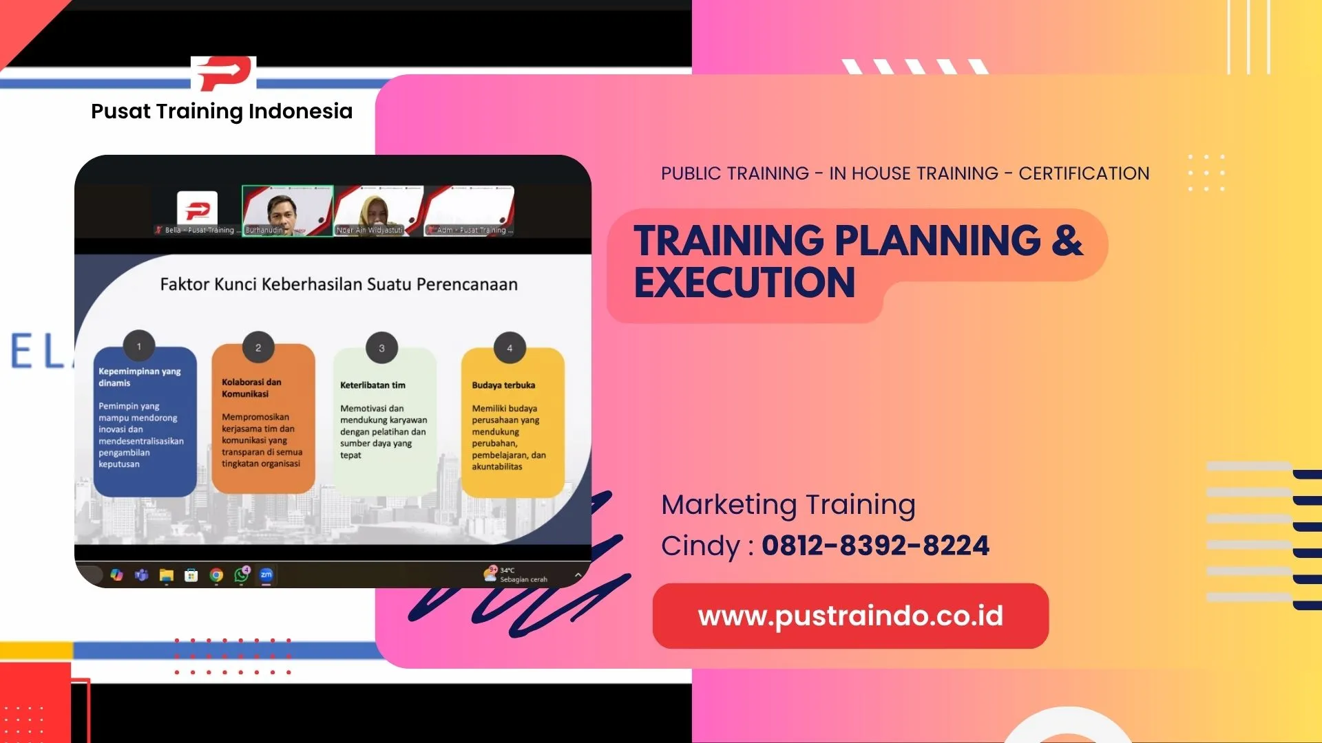 TRAINING PLANNING DAN EXECUTION
