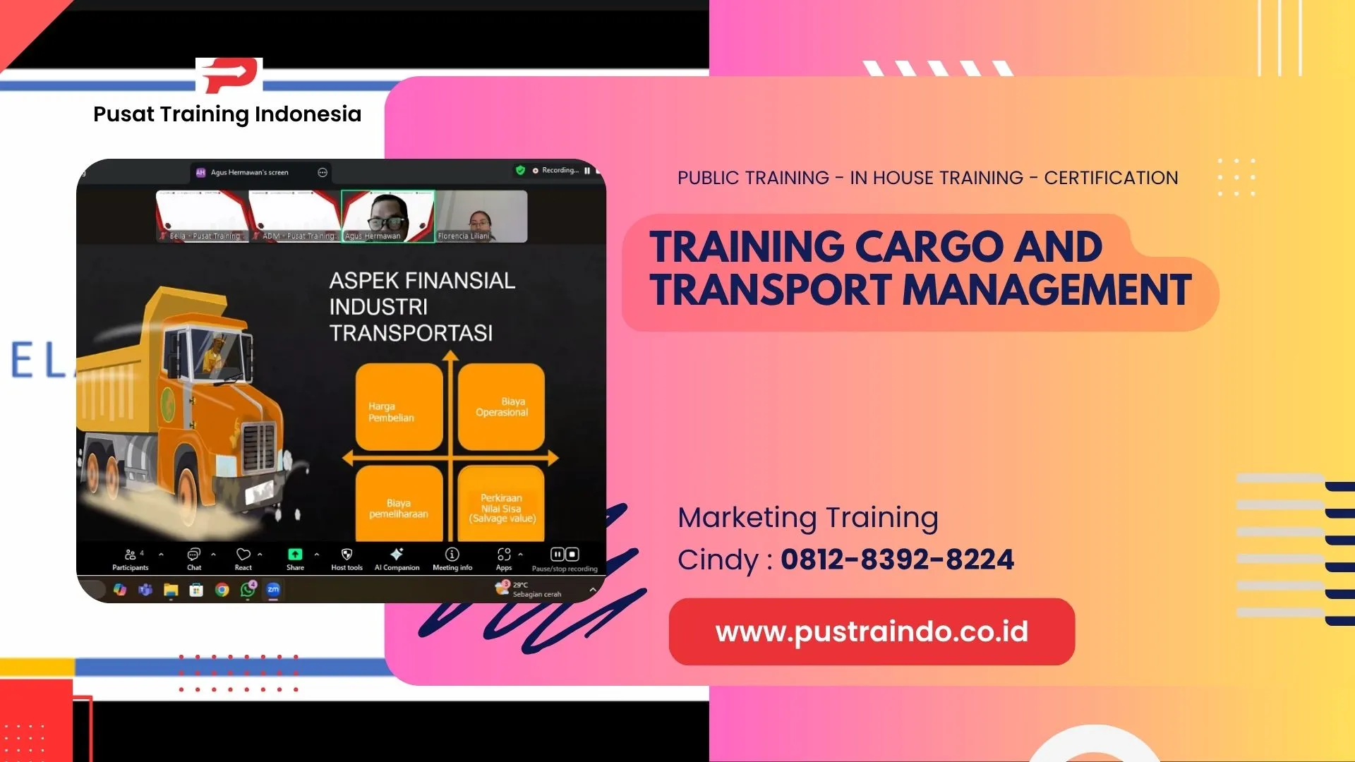 TRAINING CARGO AND TRANSPORT MANAGEMENT