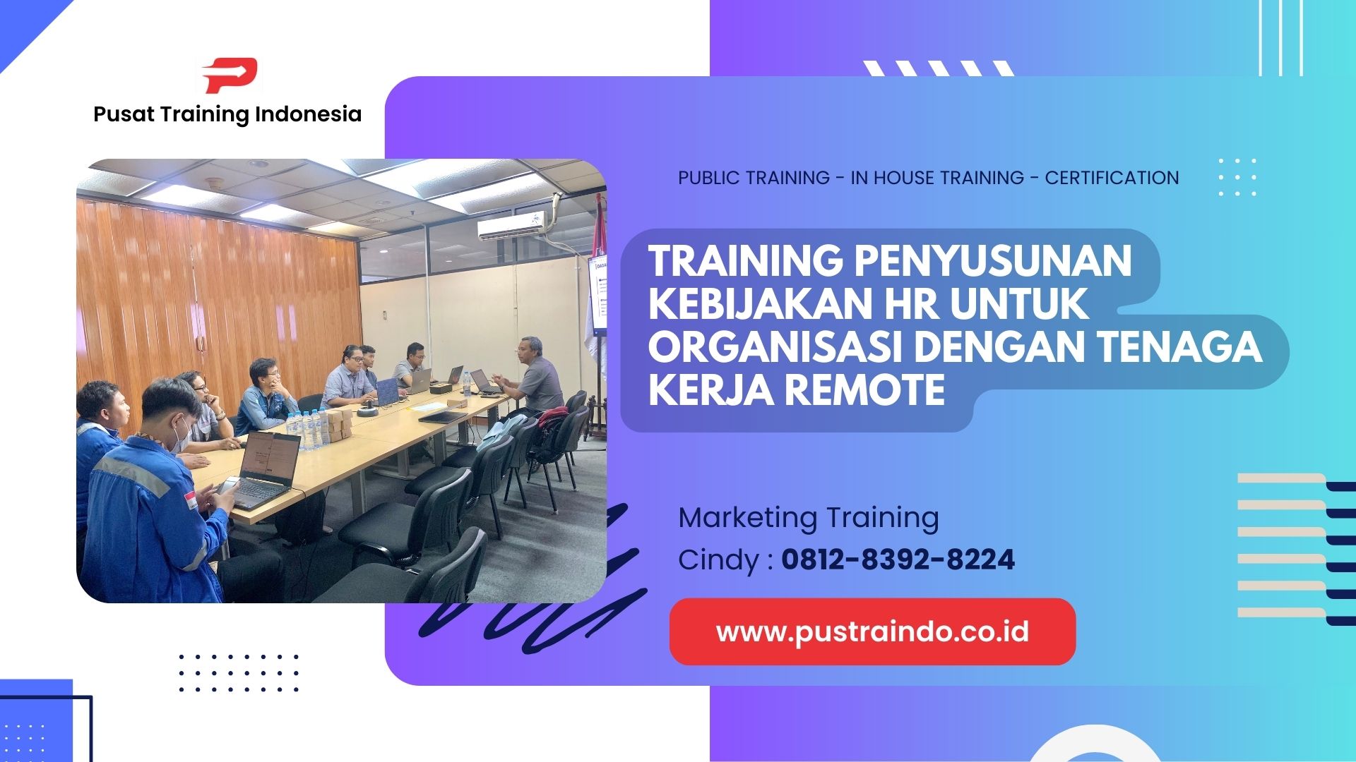 TRAINING PENYUSUNAN KEBIJAKAN HR UNTUK ORGANISASI DENGAN TENAGA KERJA REMOTE