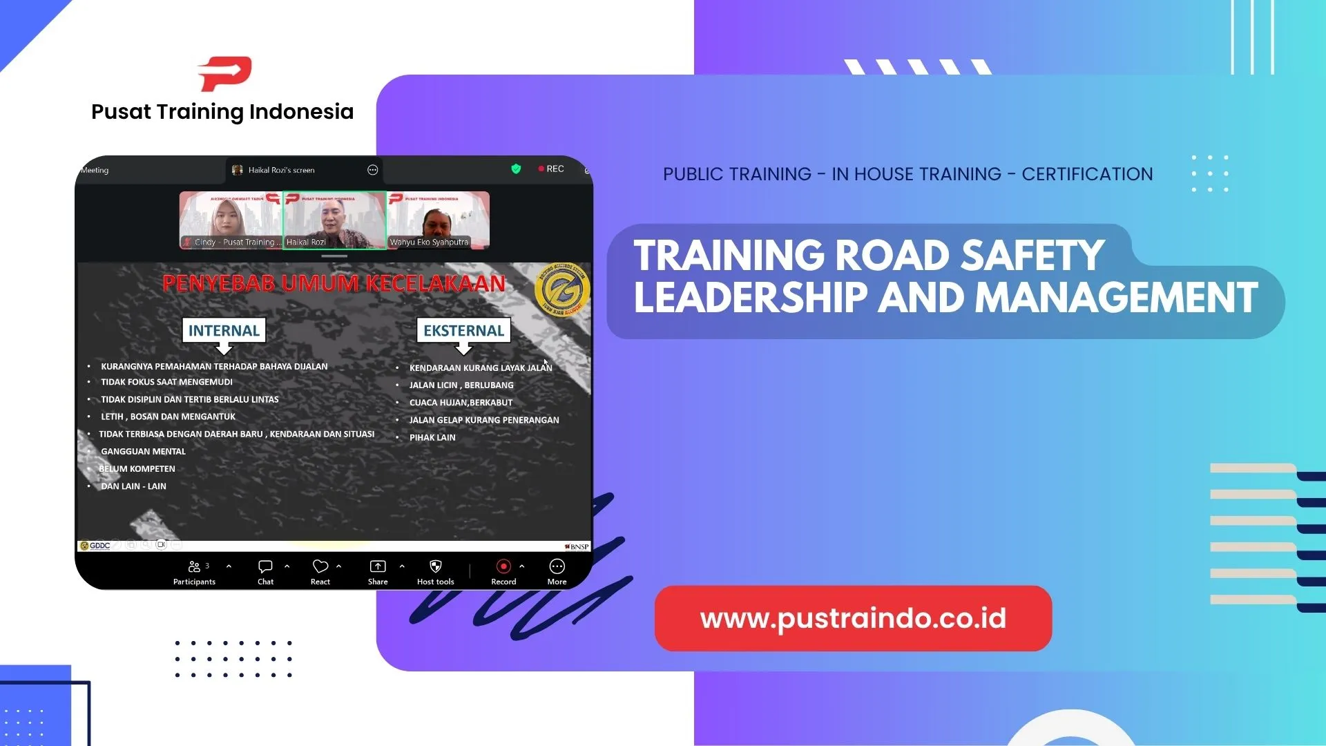 TRAINING ROAD SAFETY LEADERSHIP AND MANAGEMENT