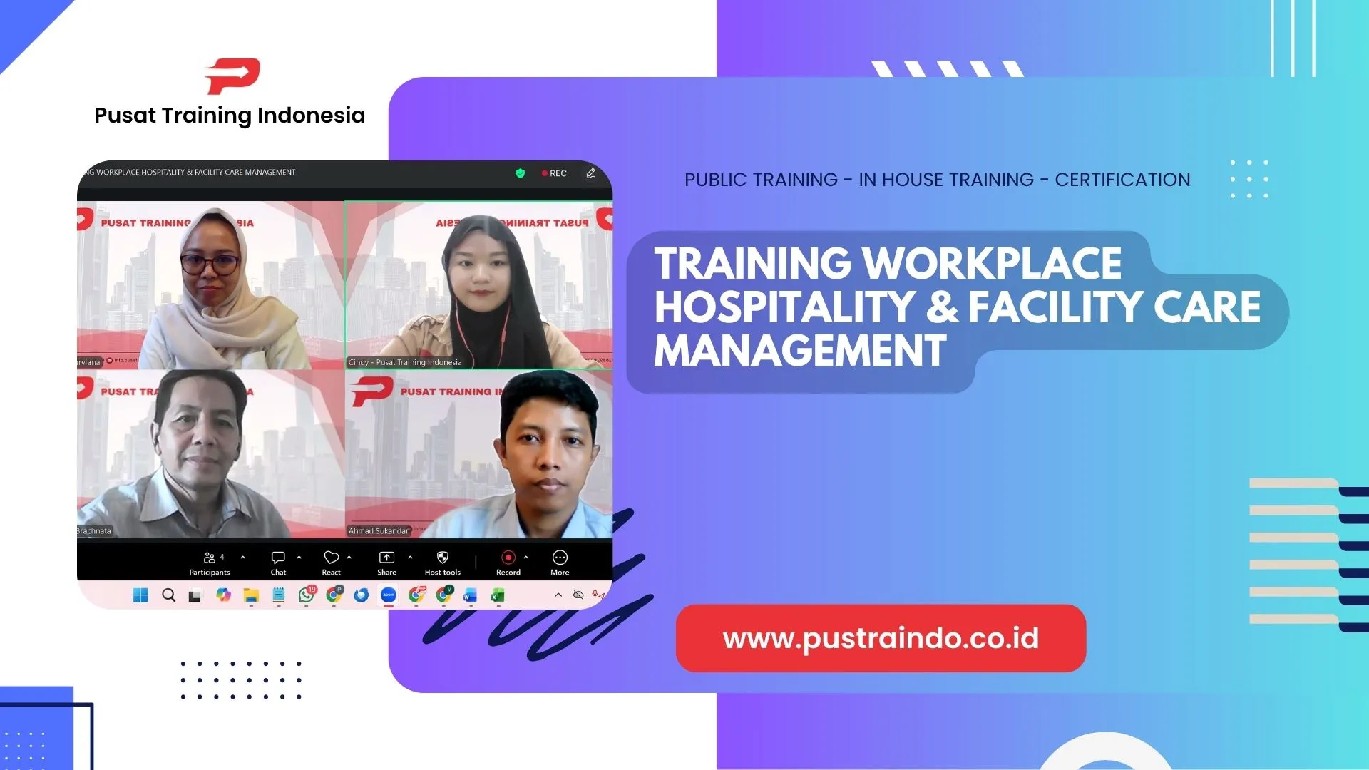 PELATIHAN WORKPLACE HOSPITALITY & FACILITY CARE MANAGEMENT