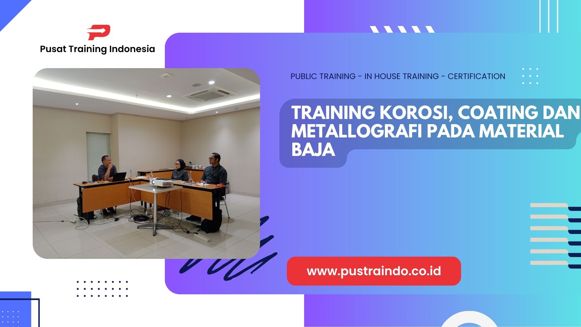 TRAINING KOROSI COATING DAN METALLOGRAFI PADA MATERIAL BAJA