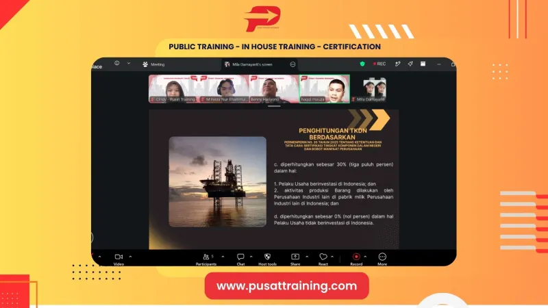 training Pedoman PTK 