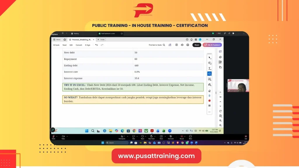 training Valuasi Bisnis