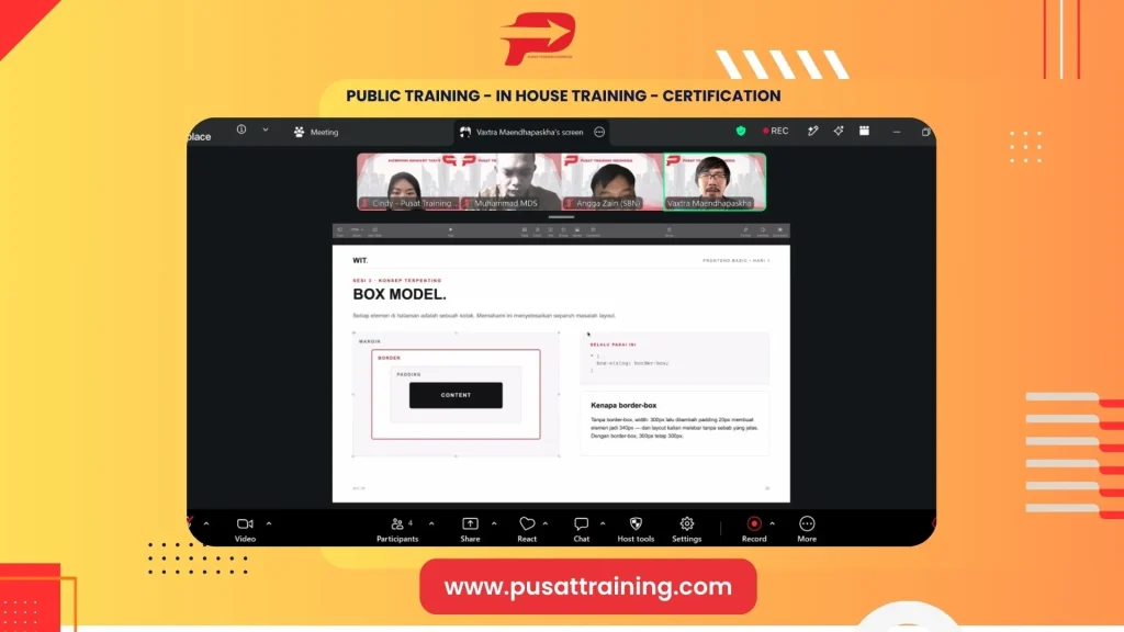 training Frontend Web